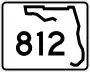 State Road 812 marker