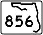 State Road 856 marker