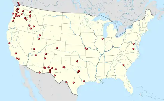 June 30 - Continuing reports from British Columbia, Washington, Arizona, New Mexico, Idaho, Utah, and Texas. Reports spread to California, Virginia, and Ontario.