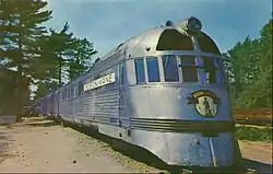 The train in Edaville after its 1957 retirement