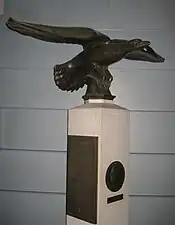 Fokker-monument with the names of the factory killed employees (at Stadsdeelkantoor Noord)