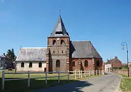 The church in Fontaine-Lavaganne