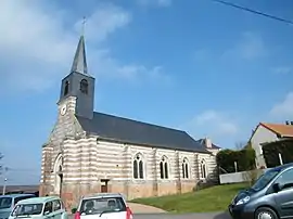 The church in Fontaine-le-Sec