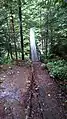 Footbridge on trail