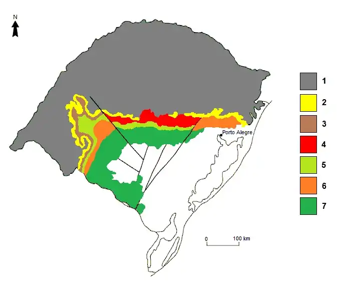 Sanga do Cabral Formation is located in Paleorrota