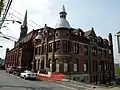 Former Saint Michael's Roman Catholic Church Rectory, built 1890, at 21 Pius Street in the South Side Slopes neighborhood of Pittsburgh, Pennsylvania.