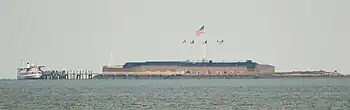 Image 24Fort Sumter National Monument, site of the first battle of the American Civil War, in Charleston (from South Carolina)