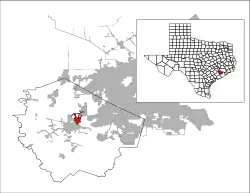 Location of Richmond, Texas