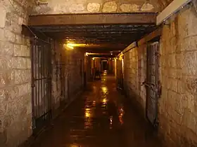 One of the hallways inside the fort