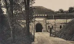 Entrance to a tunnel