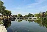 The Seine and the bridge of Fouchères