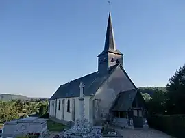 The church in Foulbec