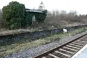 Abandoned western platform