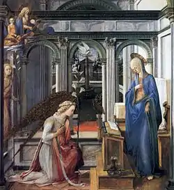 Annunciation by Filippo Lippi, 1443