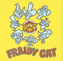 A promotional cel for Fraidy Cat