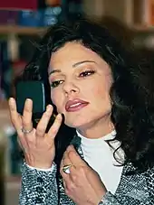 Image 67Nude and darker shades of lipstick seemed popular throughout the decade. (Fran Drescher, 1996) (from 1990s in fashion)