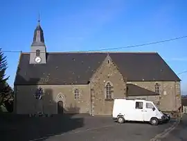 The church in Saint-Martin-l'Aiguillon