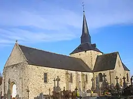 The church in Sainte-Marguerite-de-Carrouges