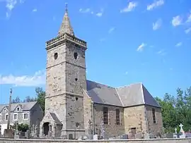 The church in Sainte-Pience