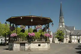 The main square of the town