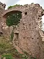 Arch near the western castle keep