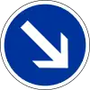 Keep right