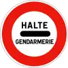 Stop - gendarmerie