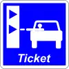 Toll ticket marking point