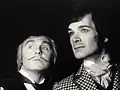 Frank Barrie and Derek Jacobi in The Merchant of Venice