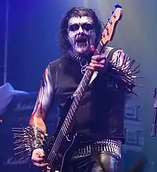 Watkins performing with Gorgoroth as "Bøddel". Photo by Alexandre Cardoso.