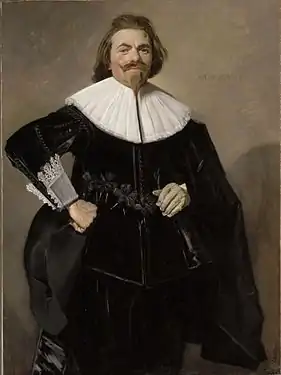 Painting of Tieleman Rosterman by Frans Hals, the first regent of the hofje