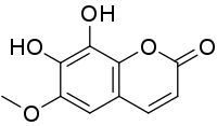 Chemical structure of fraxetin.