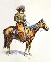 Frederic Remington, Arizona cowboy 1901, lithograph – The American West