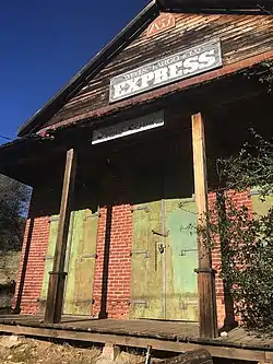 An old Wells Fargo Bank building in French Corral