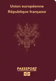 French passport cover