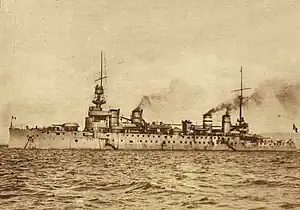 U-5 sank the French cruiser Léon Gambetta in April 1915 with heavy loss of life.