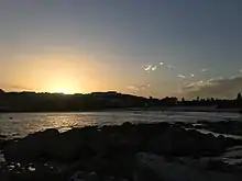 Freshwater Beach at sunset