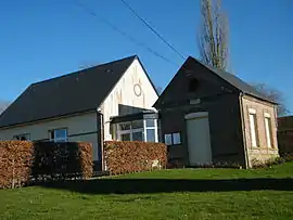 The town hall in Fresnoy-Andainville