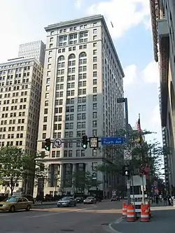 Frick Building, built in 1902, at Grant Street and Fifth Avenue.