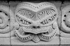 Part of the Choux frieze on Paris' Institut de paléontologie Humaine