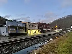 Front street in Garrett