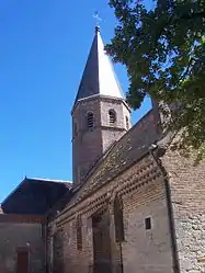 The church in Frontenaud