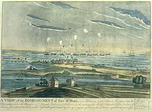 Image 20The bombardment of Fort McHenry in the Battle of Baltimore inspired "The Star-Spangled Banner". (from Maryland)