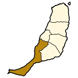 Municipal location in Fuerteventura