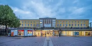 Fulda station entrance building