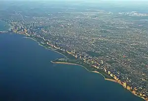 Image 46Downtown and the North Side with beaches lining the waterfront (from Chicago)