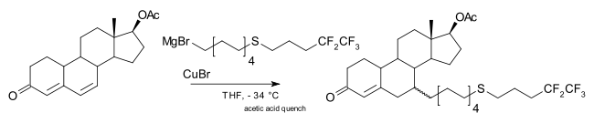 Fulvestrant organic synthesis brazier 2010