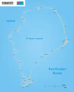 Map of the atoll