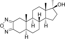 Skeletal formula of furazabol