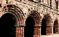 Detail of some of the abbey's arch ways